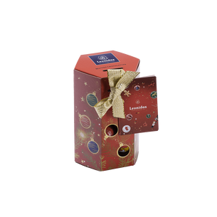 Leonidas Zeshoekige doos Kerstballetjes - 300 g