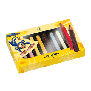 Leonidas Boite 8 Crayons Kids Lait, 72 g