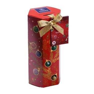 Leonidas Hexagonal box Christmas baubles - 500 g