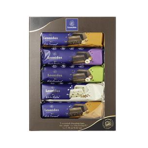 Leonidas Assortiment Chocoladerepen, 5 st