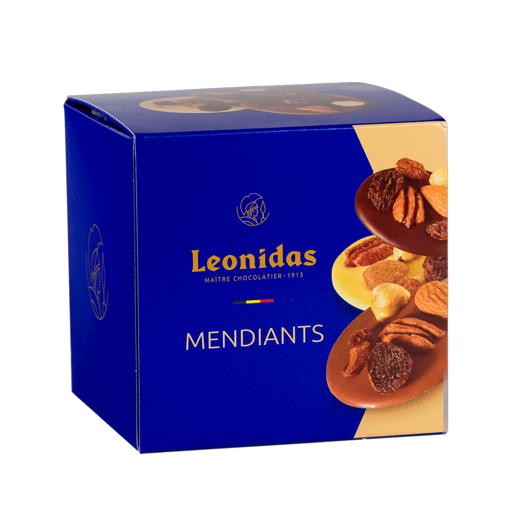 Leonidas Cube of Mendiants, 200 g - Delivery in Germany - Leonidas
