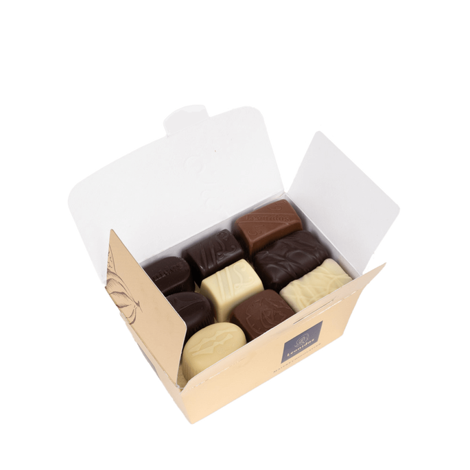 Leonidas Ballotin Ganache, Pralin&eacute; & Karamel, 250 g