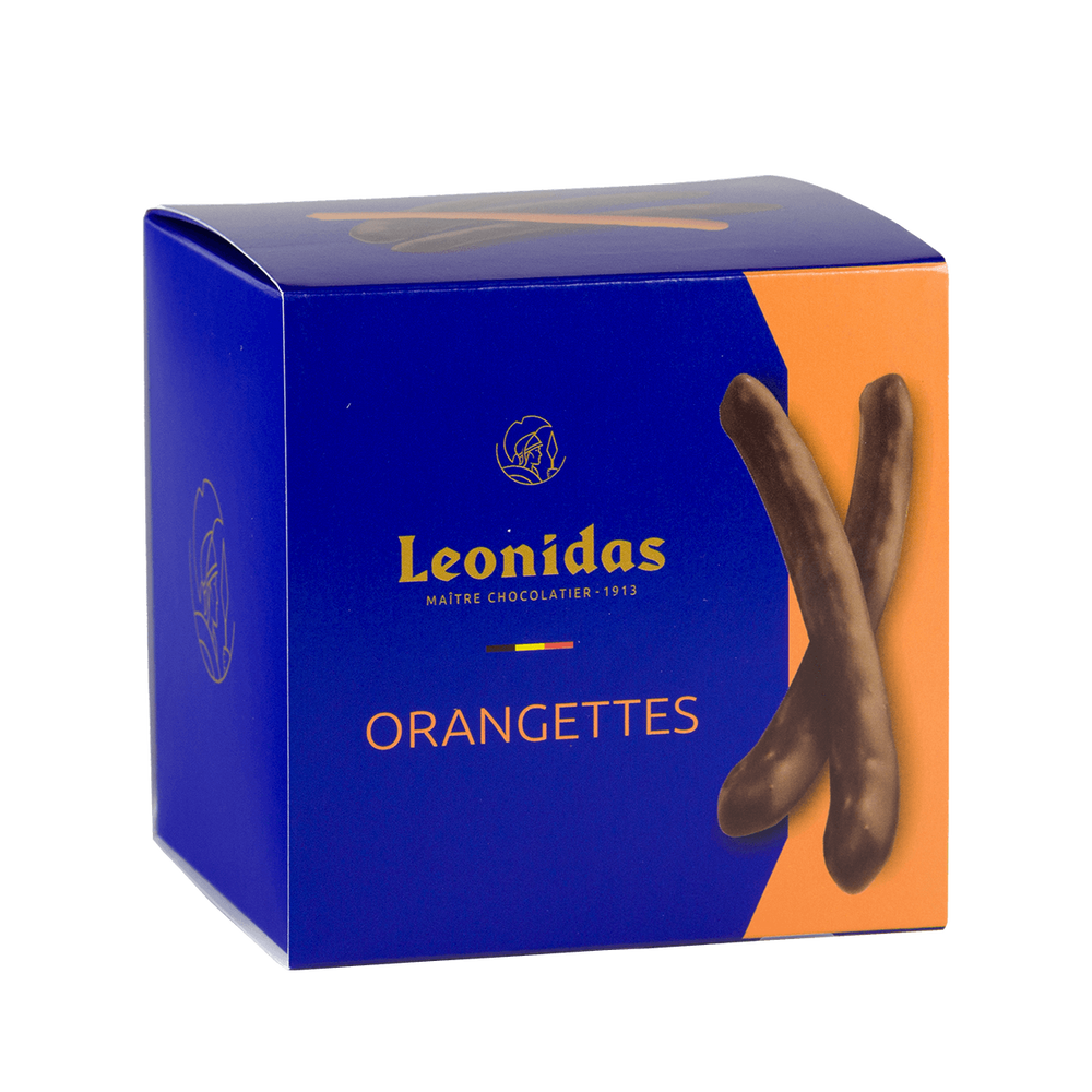 Leonidas Cube of Orangettes, 200 g - Delivery in Greece - Leonidas
