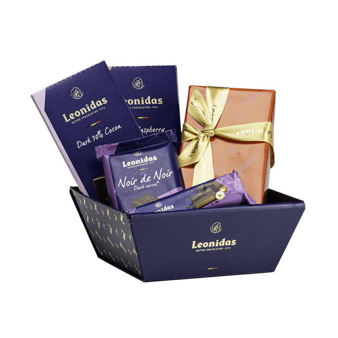 Panier Cadeau Chocolat Noir Leonidas