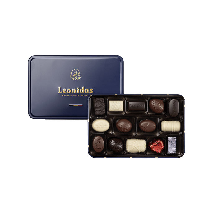 Leonidas Geschenkblechdose, 14 pcs