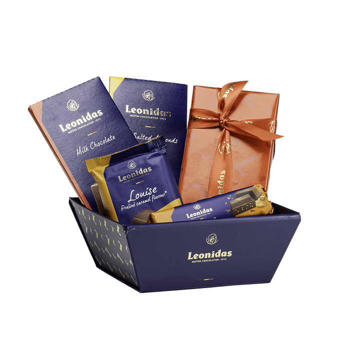Leonidas Milchschokoladen-Geschenkkorb