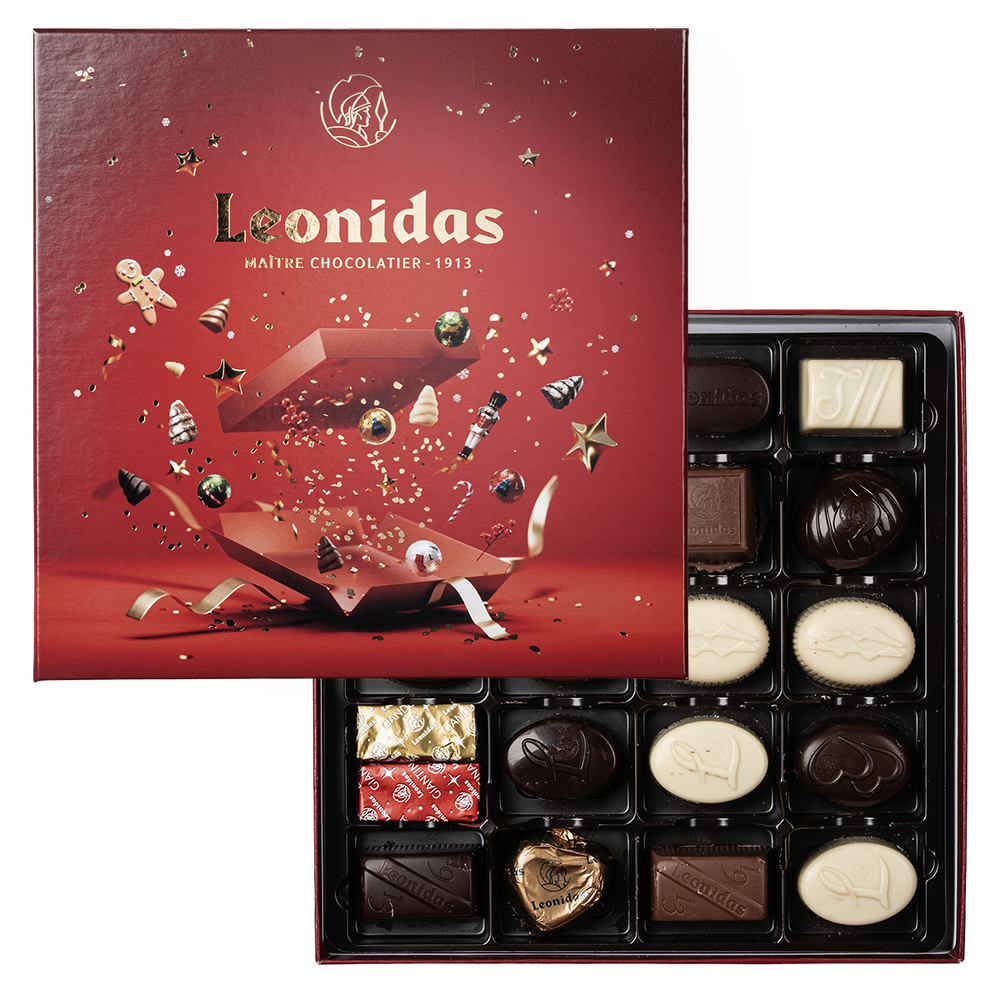 Leonidas Christmas gift box M – 22 pcs - Delivery in Belgium